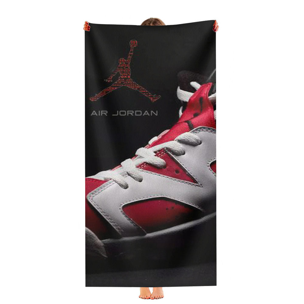 Air Jordan Shoes Logo Ultra-Soft Luxury Bathroom Towels