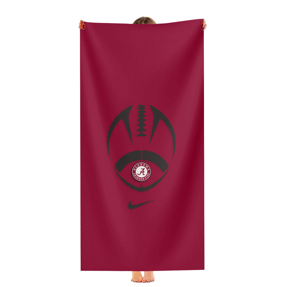 Alabama Football Nike Logo Ultra-Soft Luxury Bathroom Towels