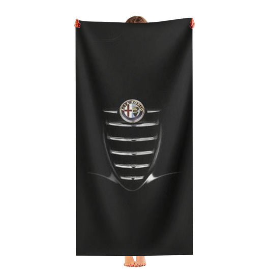 Alfa Romeo Black Giulia Ultra-Soft Luxury Bathroom Towels
