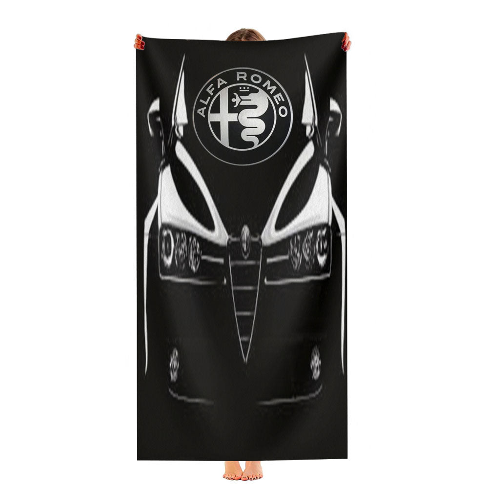 Alfa Romeo Car Ultra-Soft Luxury Bathroom Towels