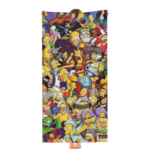 All Pattern The Simpson Ultra-Soft Luxury Bathroom Towels