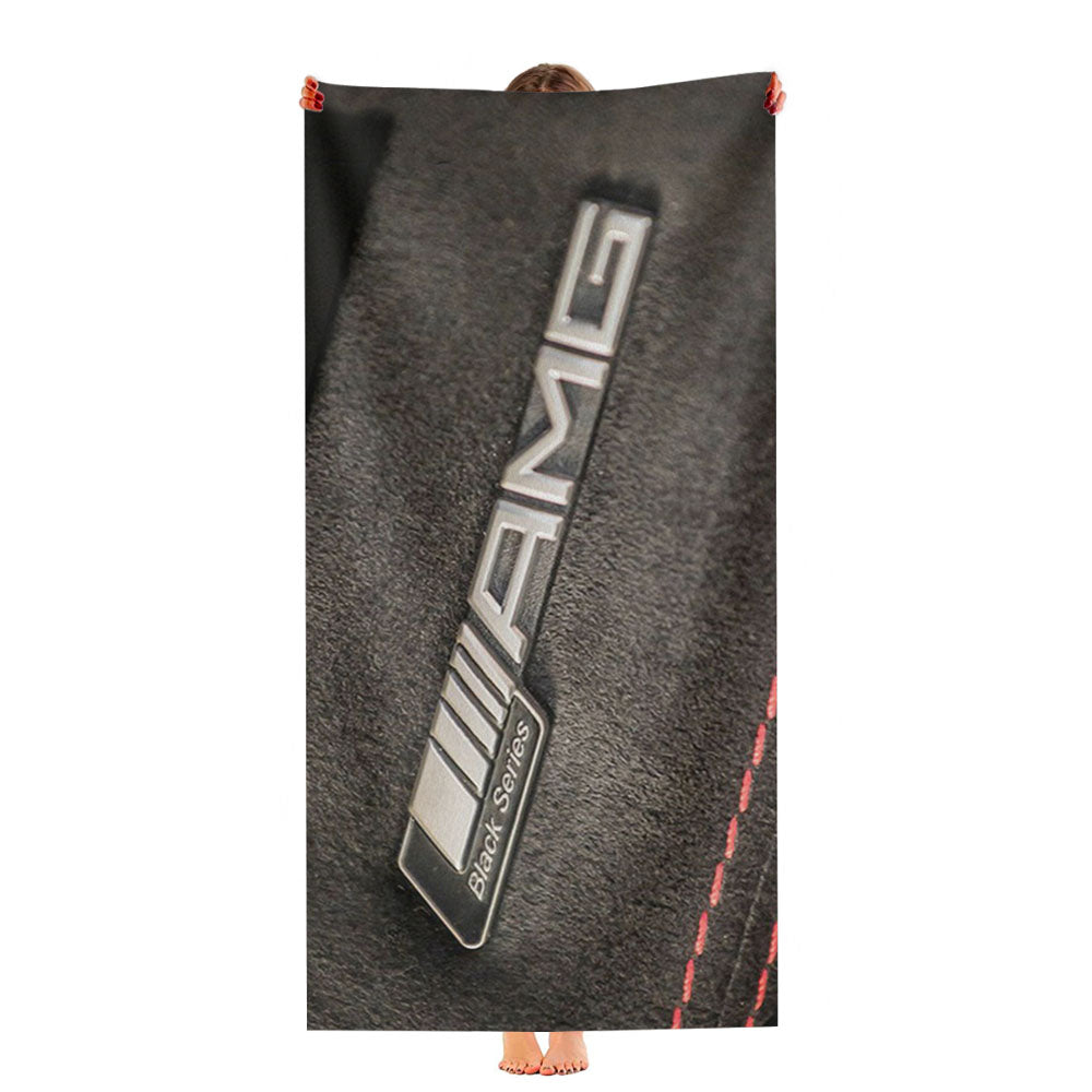 Amg Mercedes Benz Emblem Ultra-Soft Luxury Bathroom Towels