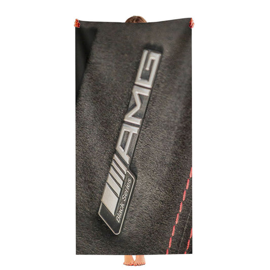 Amg Mercedes Benz Emblem Ultra-Soft Luxury Bathroom Towels