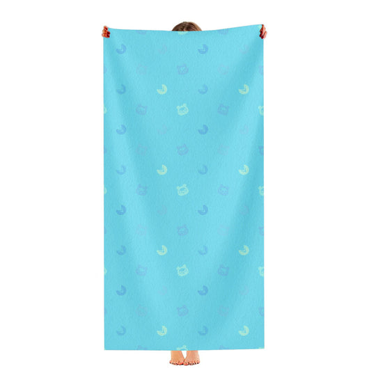 Animal Crossing Minimalist Pattern Ultra-Soft Luxury Bathroom Towels