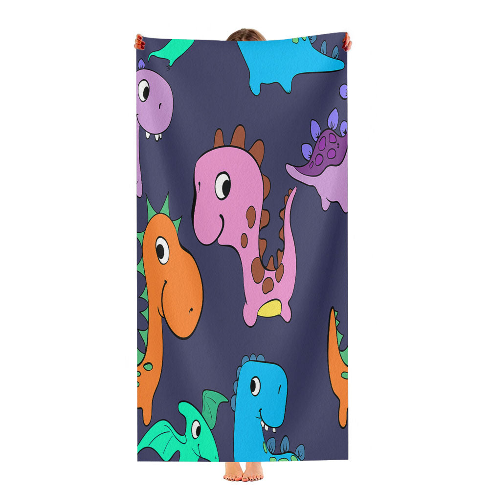 Animal Dino Pattern 2 Ultra-Soft Luxury Bathroom Towels