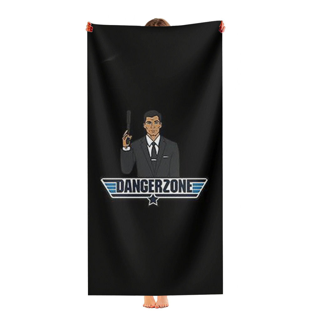 Archer Cartoon Dangerzone Ultra-Soft Luxury Bathroom Towels