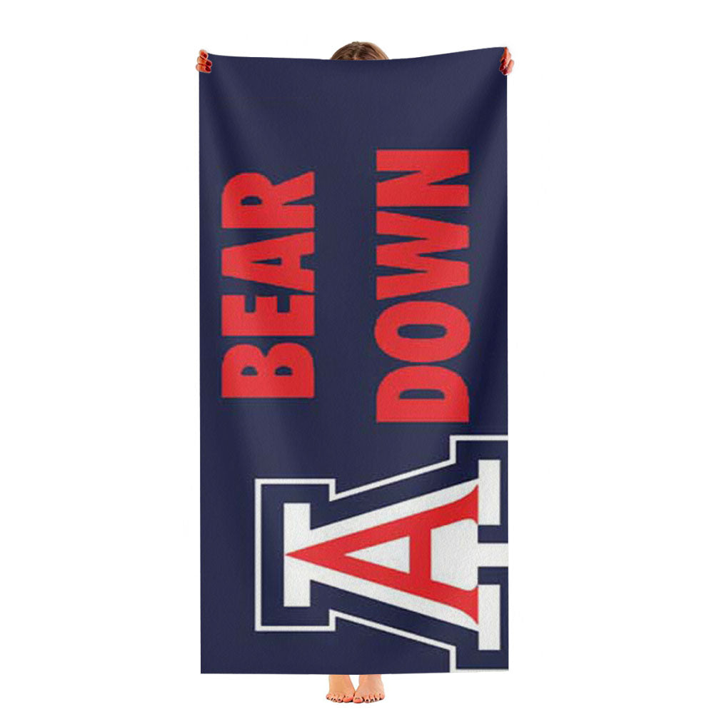 Arizona Wildcats Bear Down Ultra-Soft Luxury Bathroom Towels