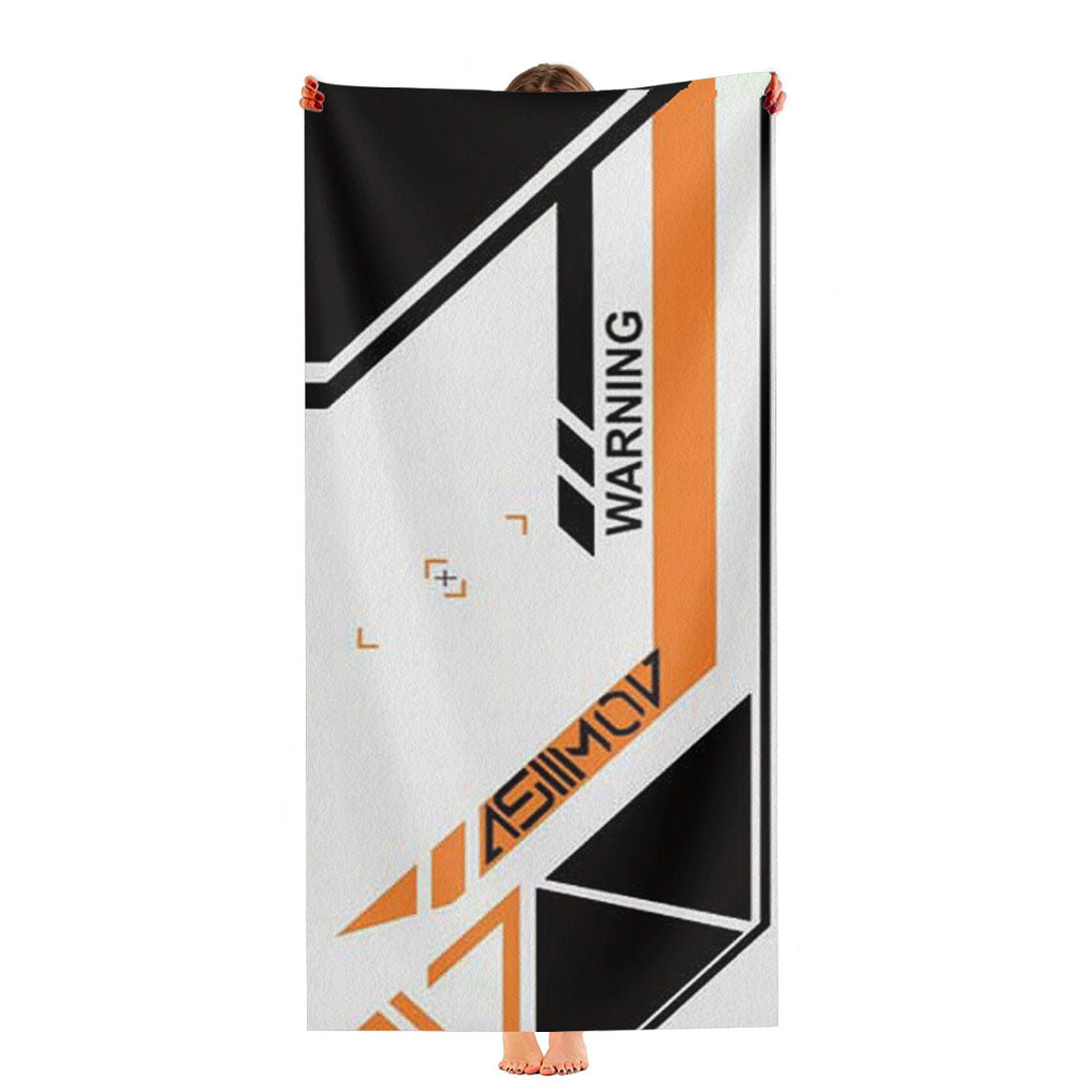 Asiimov Warning Ultra-Soft Luxury Bathroom Towels