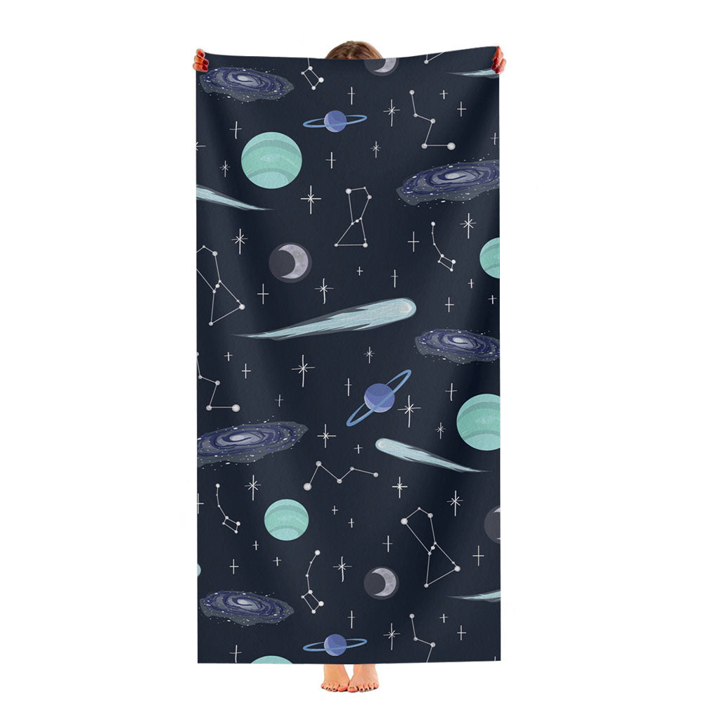 Astronomy Pattern Ultra-Soft Luxury Bathroom Towels