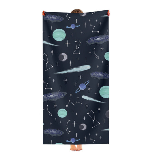 Astronomy Pattern Ultra-Soft Luxury Bathroom Towels