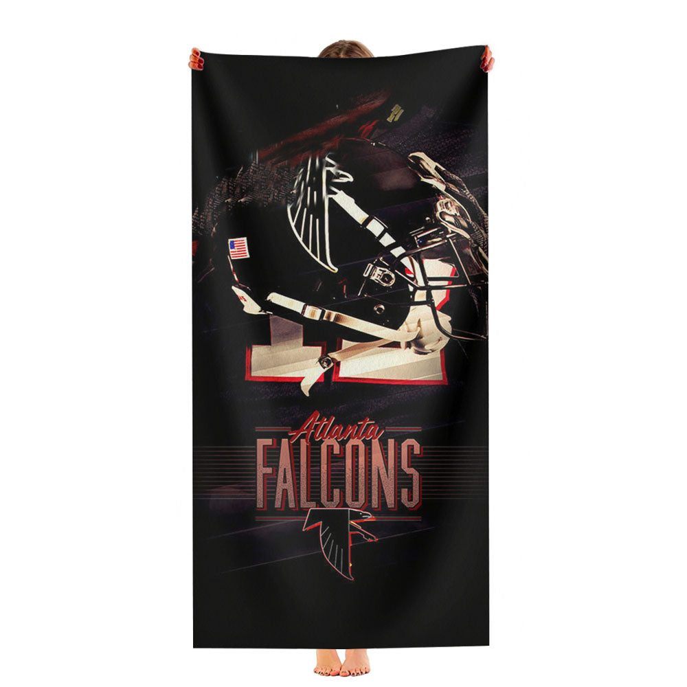 Atlanta Falcons Nfl Ultra-Soft Luxury Bathroom Towels
