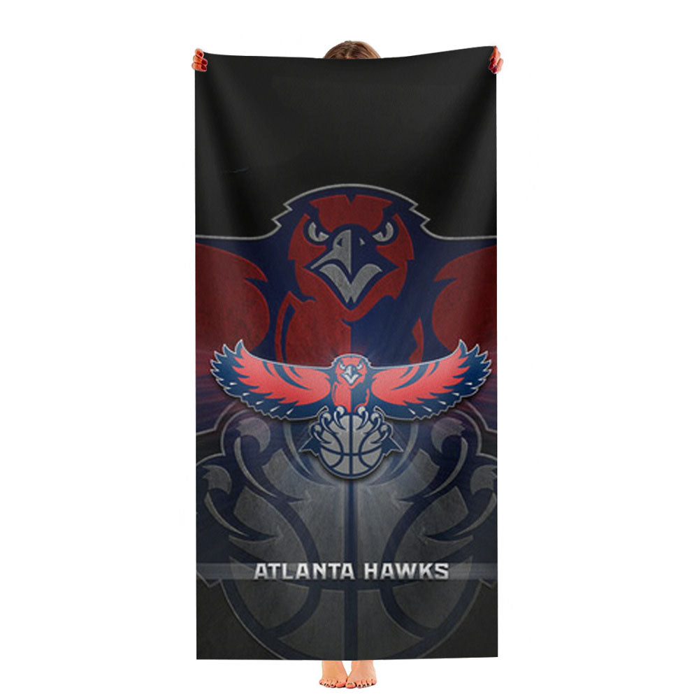 Atlanta Hawks Basketball Ultra-Soft Luxury Bathroom Towels