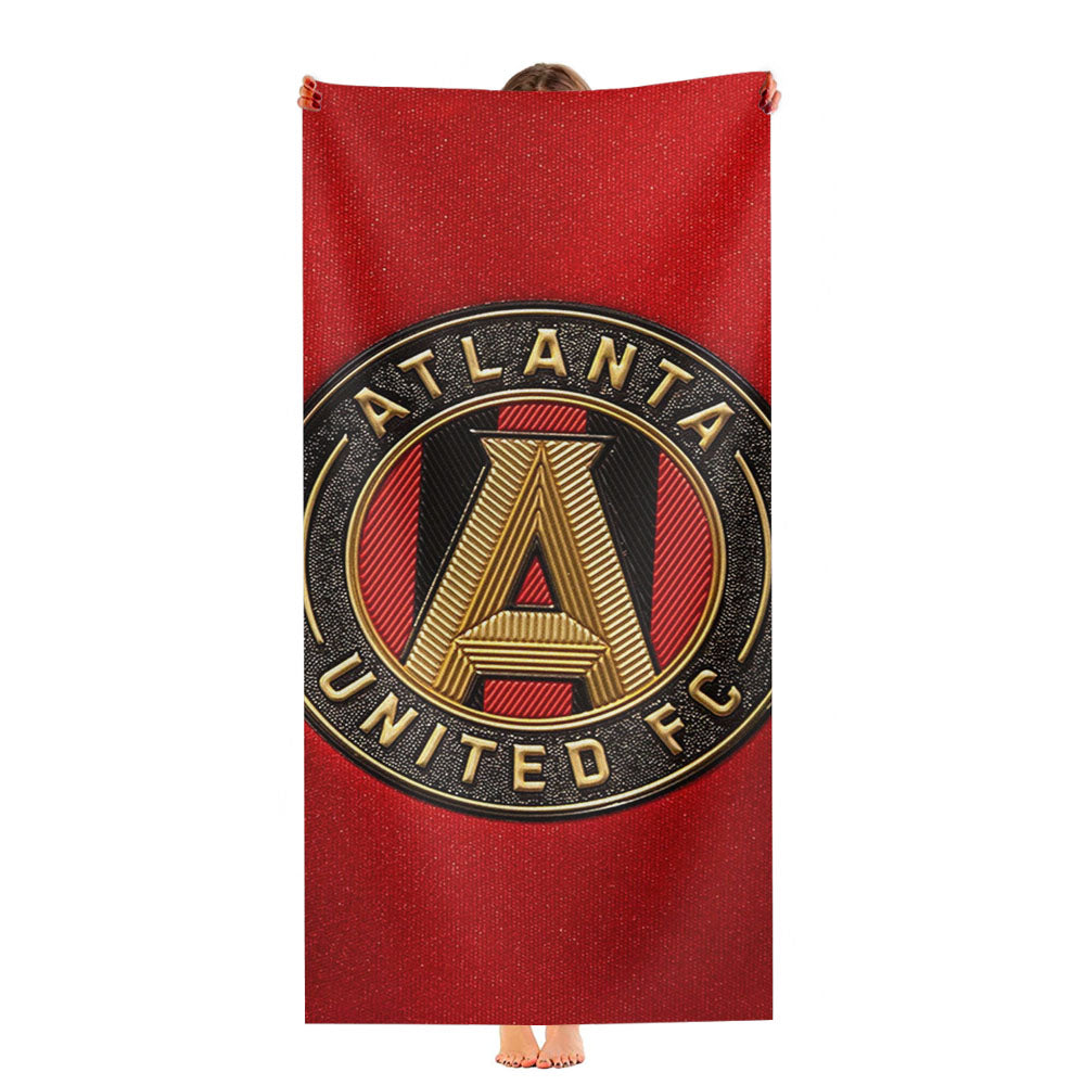 Atlanta United Fc Logo Ultra-Soft Luxury Bathroom Towels