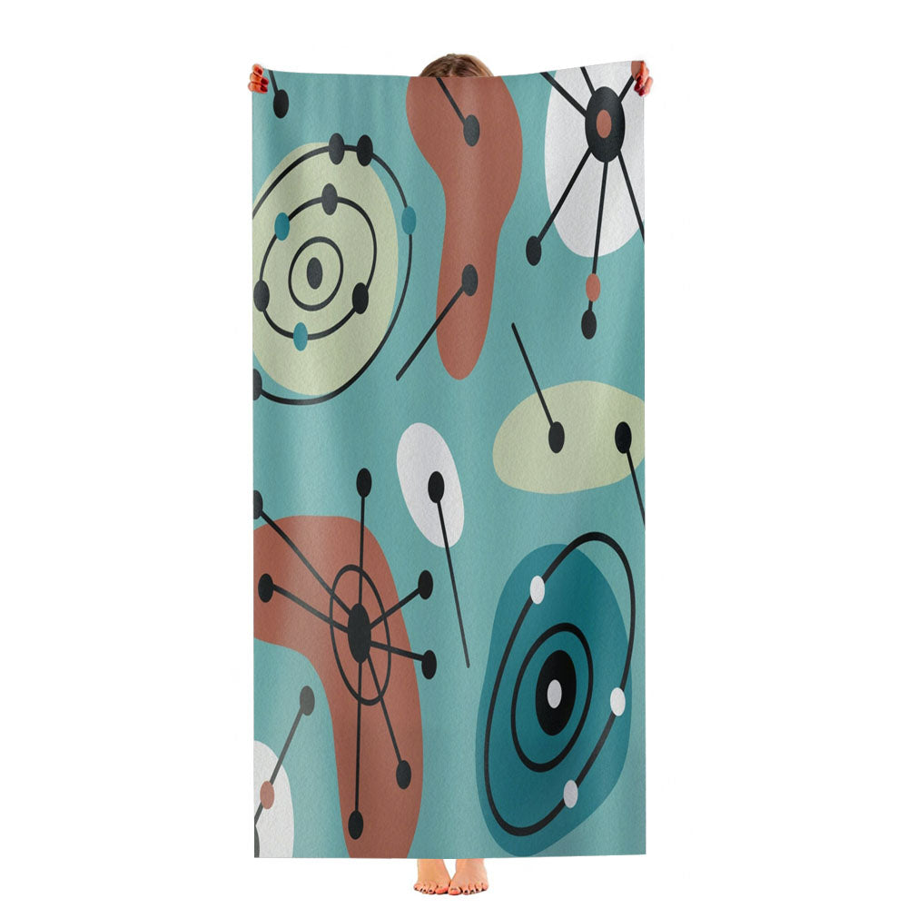 Atomic Starburst Ultra-Soft Luxury Bathroom Towels