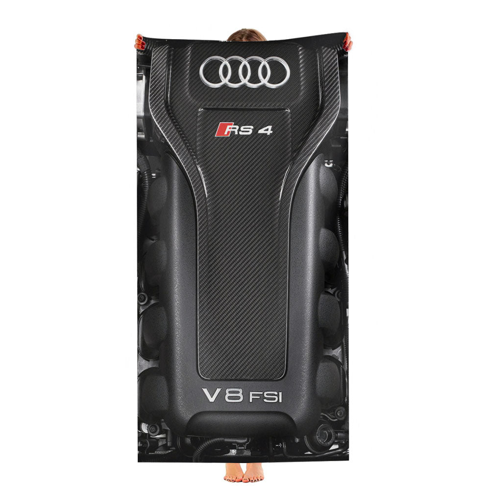 Audi F8 Engine Rs 4 Wallpapers Ultra-Soft Luxury Bathroom Towels