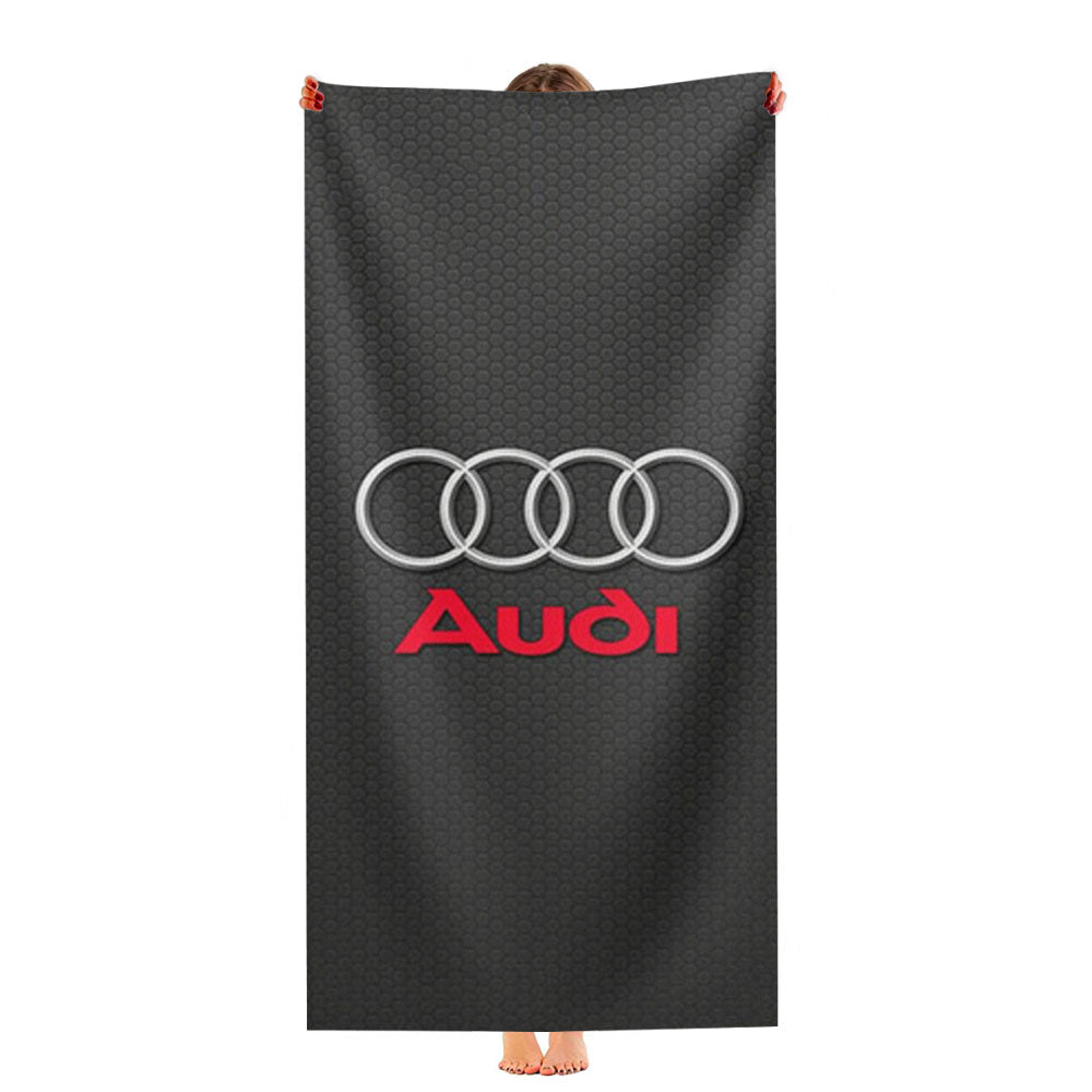 Audi Logo 1 Ultra-Soft Luxury Bathroom Towels