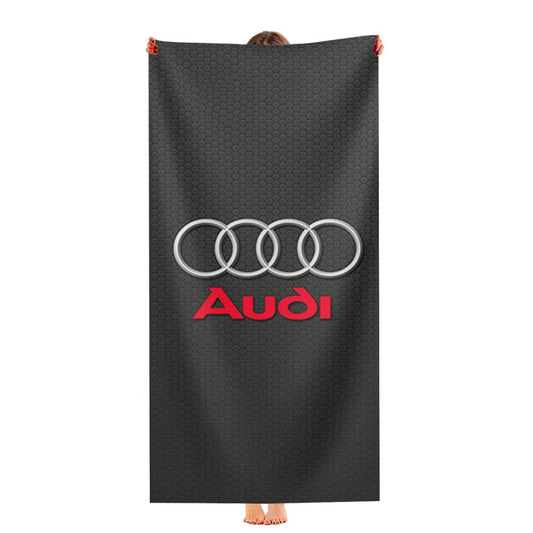 Audi Logo 1 Ultra-Soft Luxury Bathroom Towels