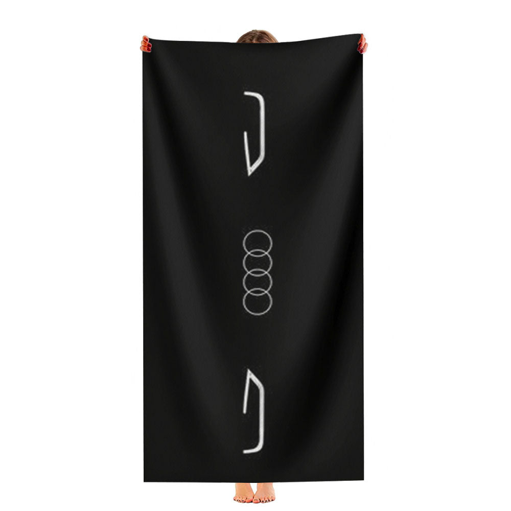 Audi Logo Front Ultra-Soft Luxury Bathroom Towels