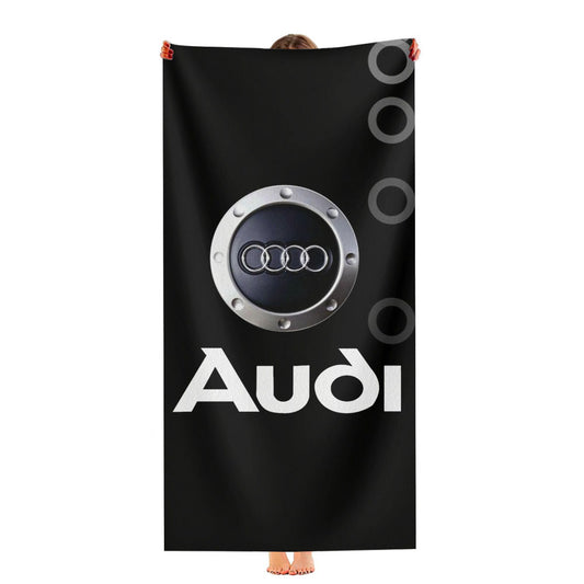 Audi Logo Wallpaper Ultra-Soft Luxury Bathroom Towels