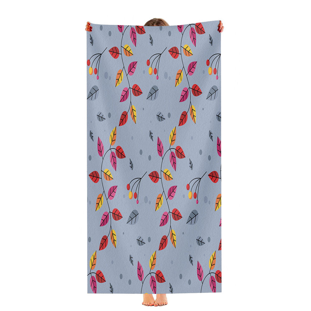 Autumn Patterns 3 Ultra-Soft Luxury Bathroom Towels