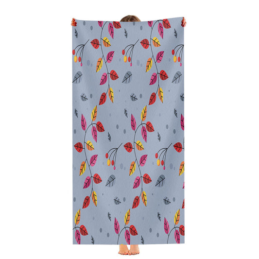 Autumn Patterns 3 Ultra-Soft Luxury Bathroom Towels