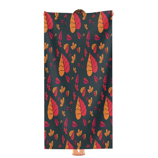 Autumn Patterns 4 Ultra-Soft Luxury Bathroom Towels