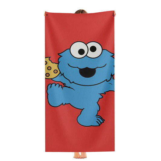 Baby Cookie Monster Ultra-Soft Luxury Bathroom Towels