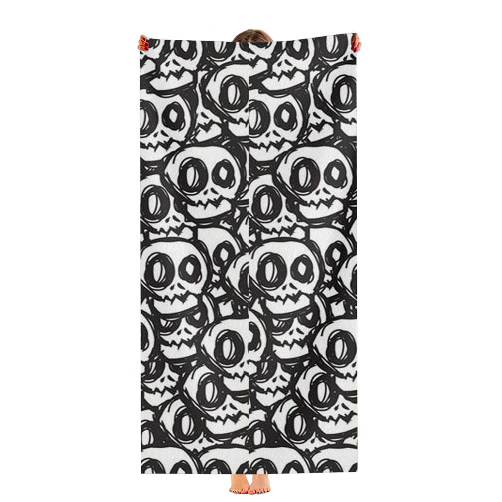 Baby Skull Pattern Ultra-Soft Luxury Bathroom Towels