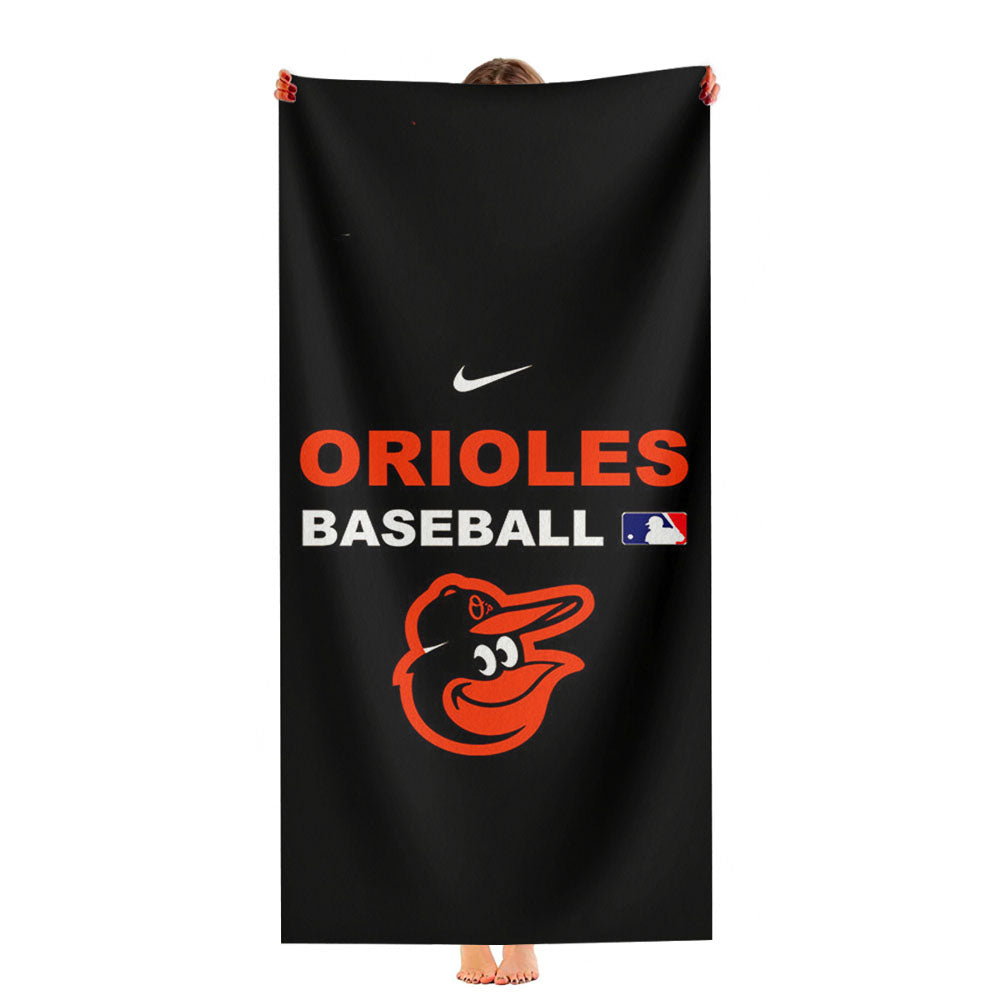 Baltimore Orioles Mlb Ultra-Soft Luxury Bathroom Towels