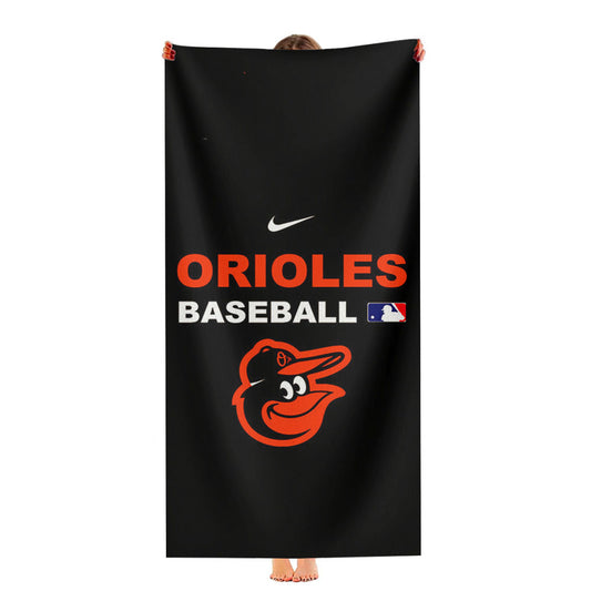 Baltimore Orioles Mlb Ultra-Soft Luxury Bathroom Towels