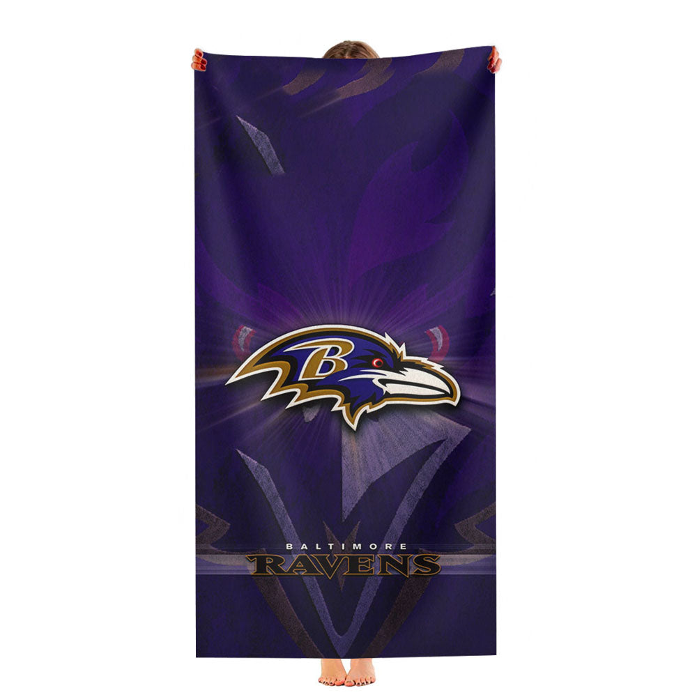 Baltimore Ravens Ultra-Soft Luxury Bathroom Towels