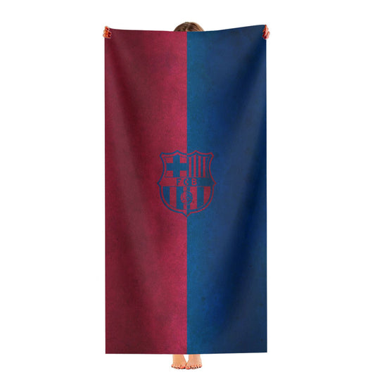 Barcelona Logo Pattern Ultra-Soft Luxury Bathroom Towels