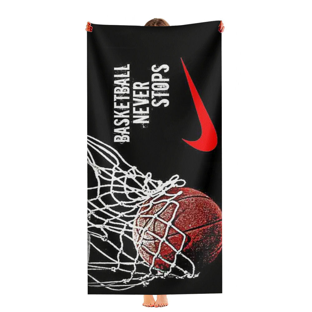 Basketball Never Stops Nike Ultra-Soft Luxury Bathroom Towels
