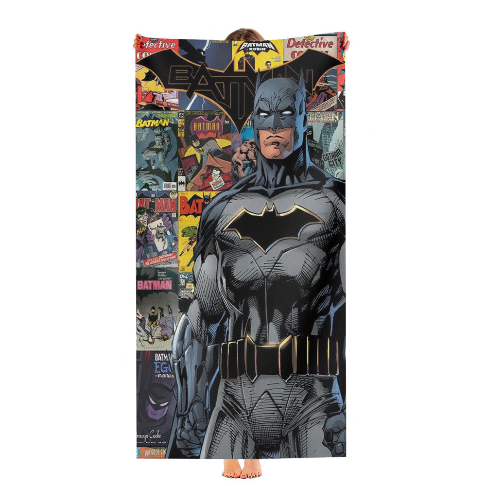 Batman Cartoon 789 Ultra-Soft Luxury Bathroom Towels