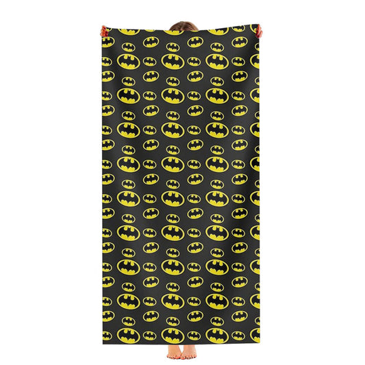 Batman Pattern Logo Ultra-Soft Luxury Bathroom Towels