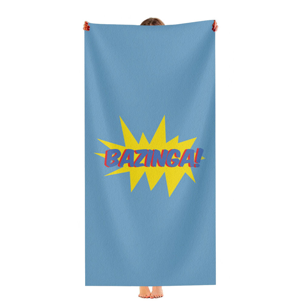 Bazinga! - Tv Quotes Ultra-Soft Luxury Bathroom Towels