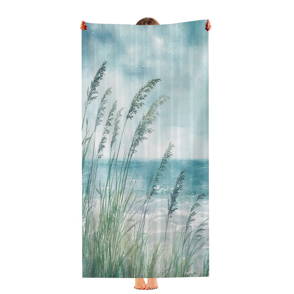 Beach Seashore Coastal Ultra-Soft Luxury Bathroom Towels