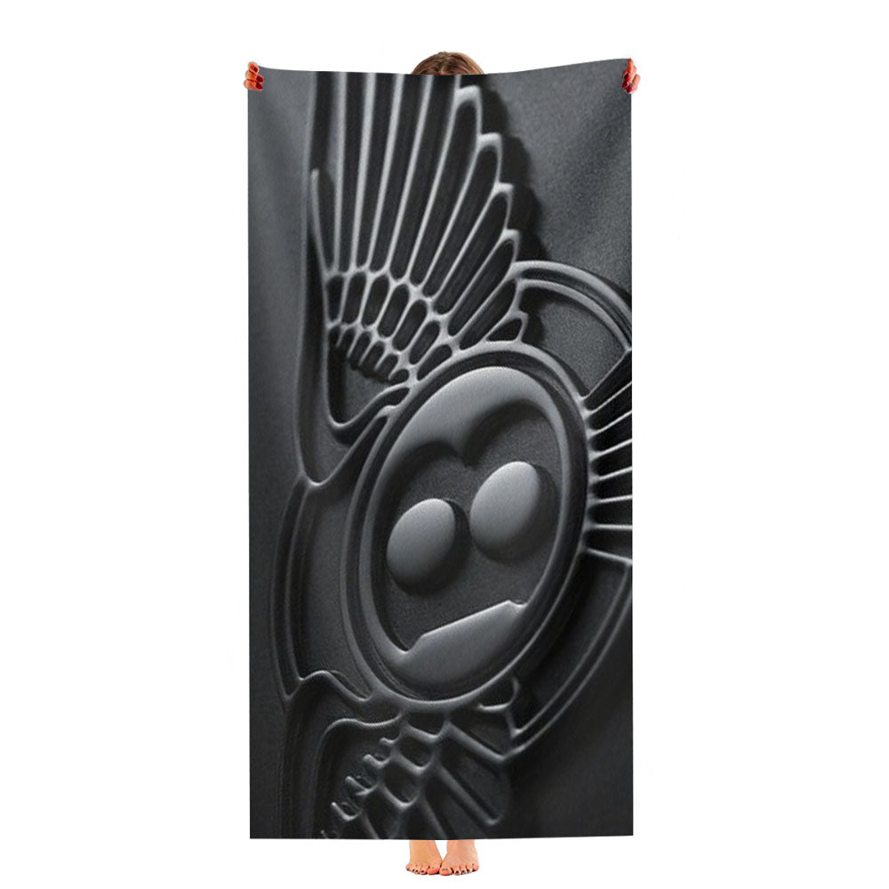 Bentley Black Emblem Ultra-Soft Luxury Bathroom Towels