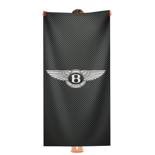 Bentley Logo Carbon Ultra-Soft Luxury Bathroom Towels
