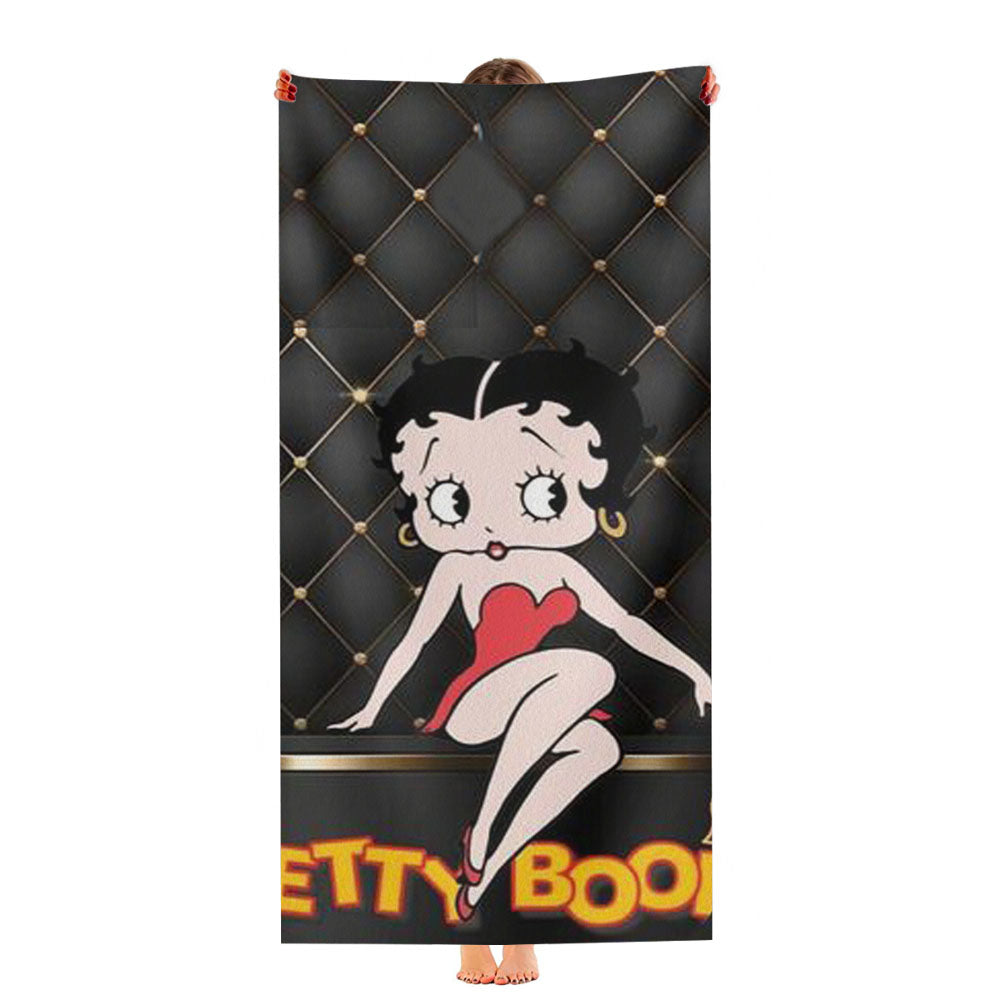 Betty Boop Ultra-Soft Luxury Bathroom Towels