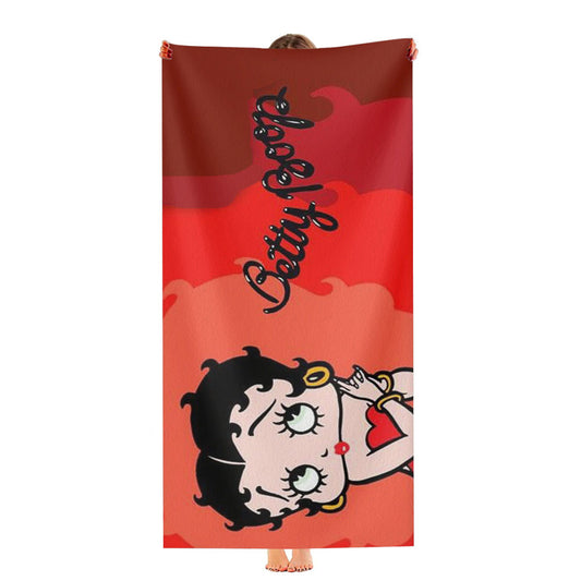 Betty Boop 4 Ultra-Soft Luxury Bathroom Towels