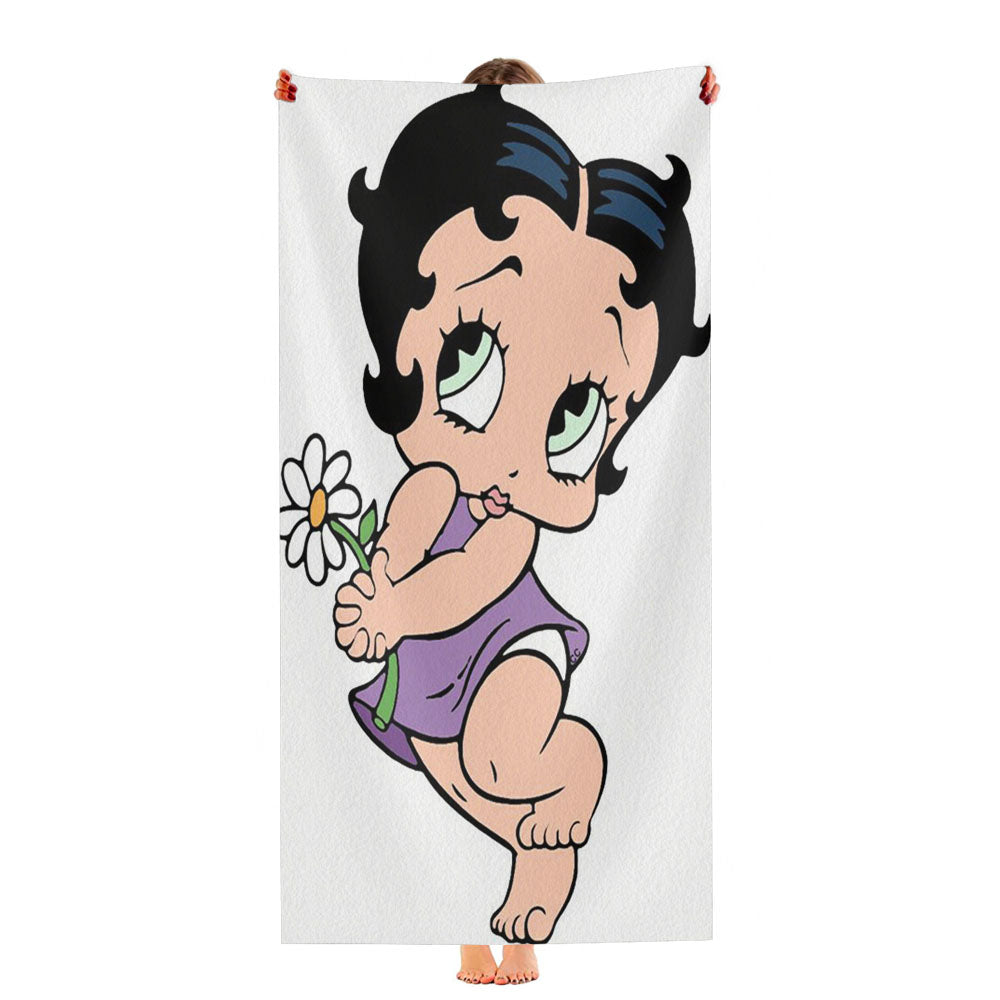 Betty Boop Cute Ultra-Soft Luxury Bathroom Towels