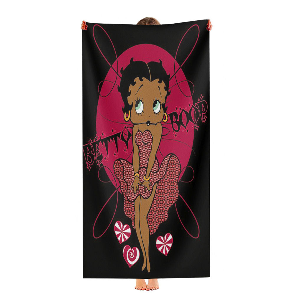 Betty Boop Emo Ultra-Soft Luxury Bathroom Towels