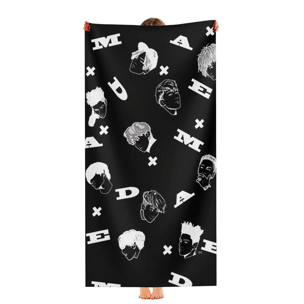 Bigbang Pattern Ultra-Soft Luxury Bathroom Towels