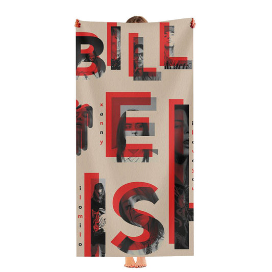 Billie Eilish Pattern Ultra-Soft Luxury Bathroom Towels