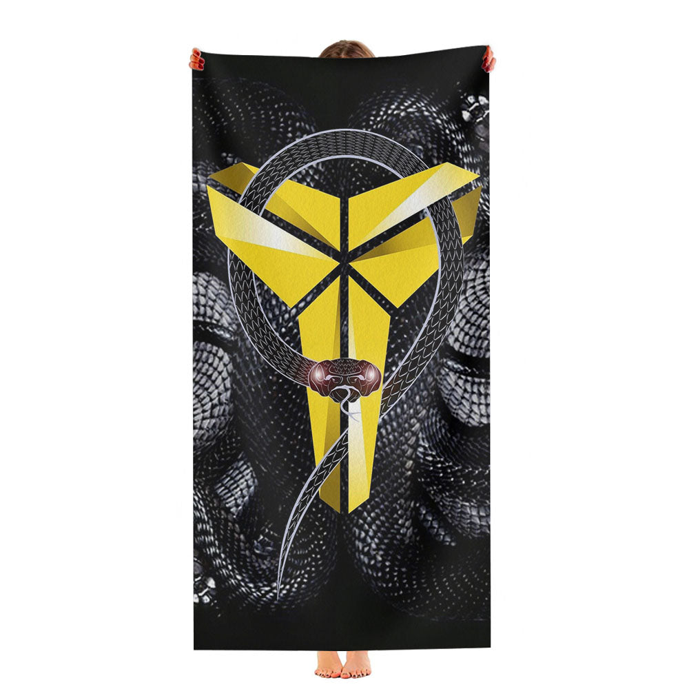Black Mamba Kobe Bryan Ultra-Soft Luxury Bathroom Towels