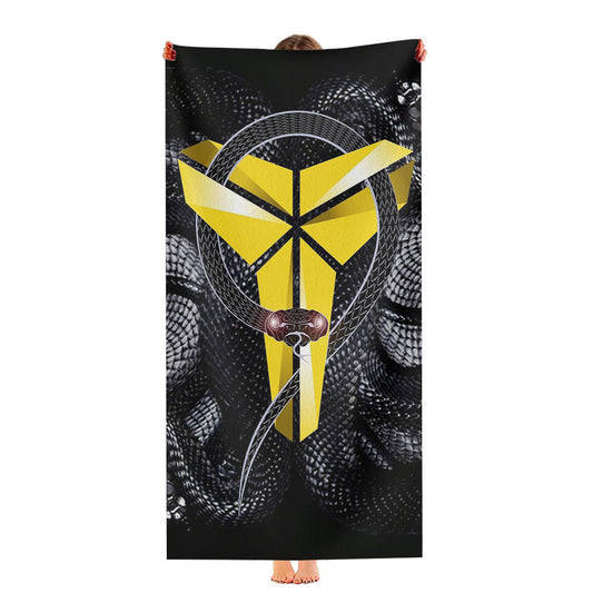 Black Mamba Kobe Bryan Ultra-Soft Luxury Bathroom Towels