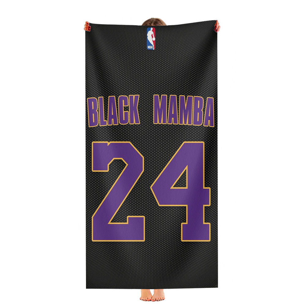 Black Mamba Kobe Real Black Ultra-Soft Luxury Bathroom Towels