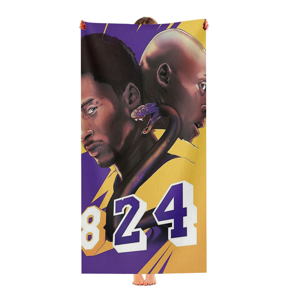 Black Mamba Legend Kobe B Ultra-Soft Luxury Bathroom Towels
