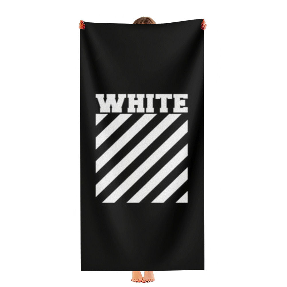 Black Off White Ultra-Soft Luxury Bathroom Towels